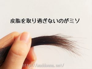 皮脂とりすぎないシャンプーとは